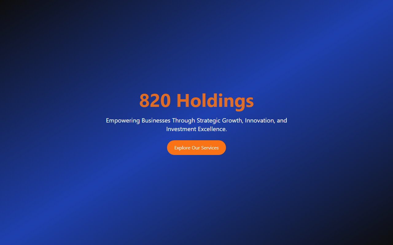 820holdings.com screenshot