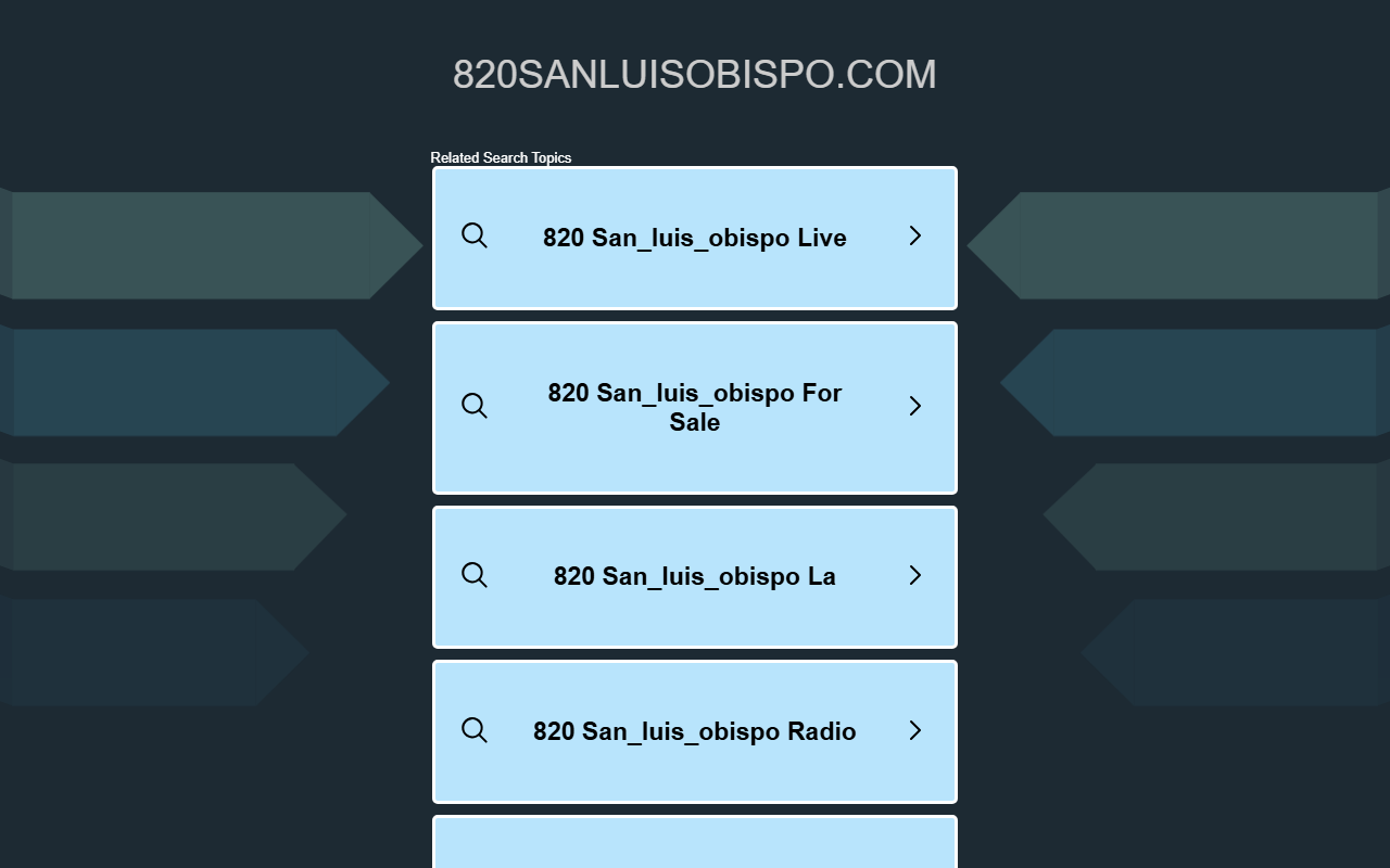 820sanluisobispo.com screenshot