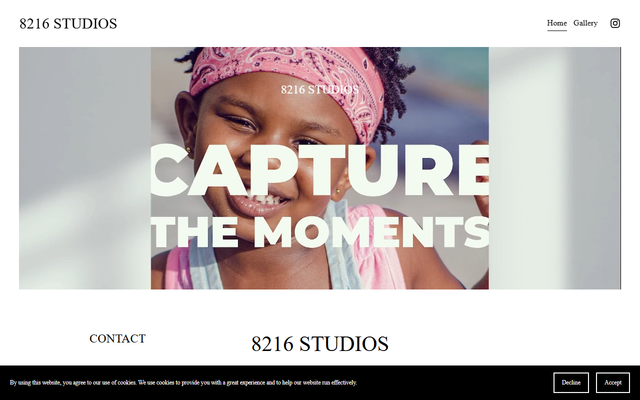 8216studios.com screenshot