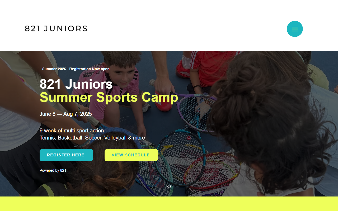 821juniors.com screenshot