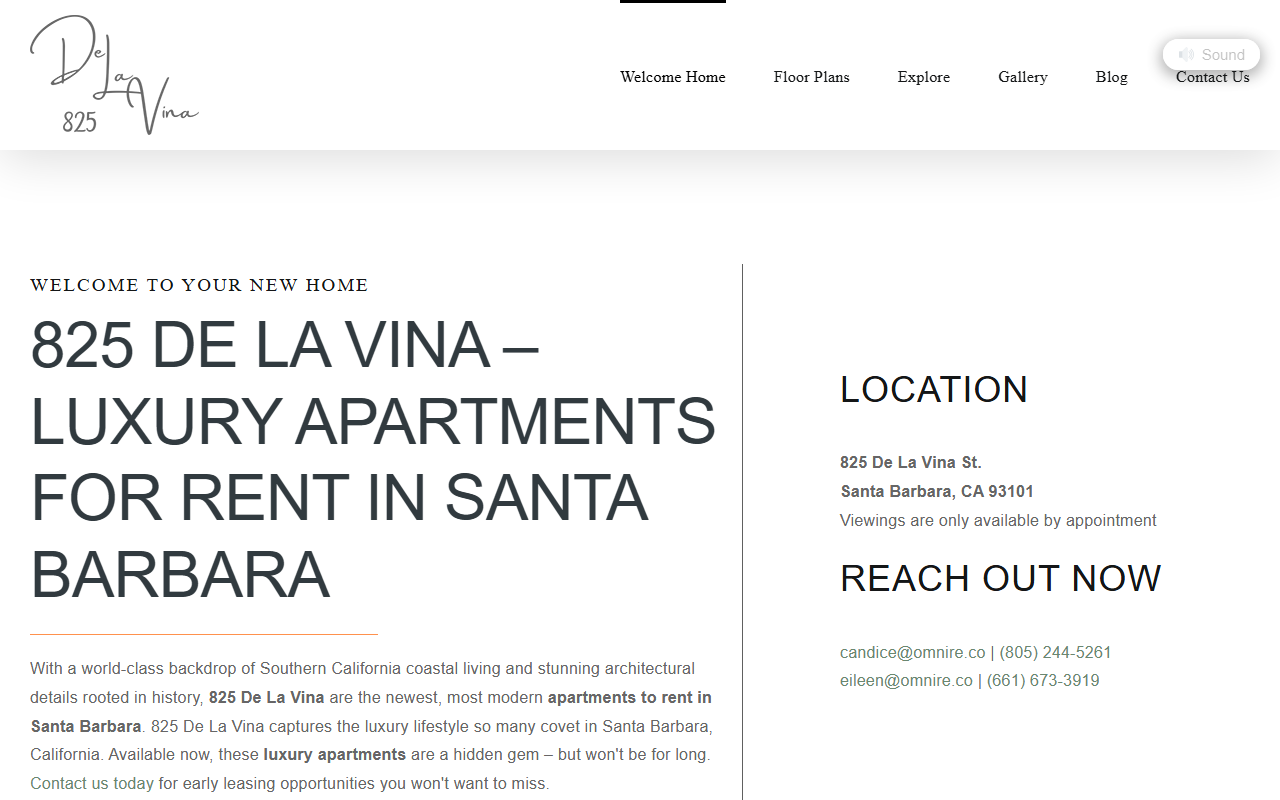 825delavina.com screenshot