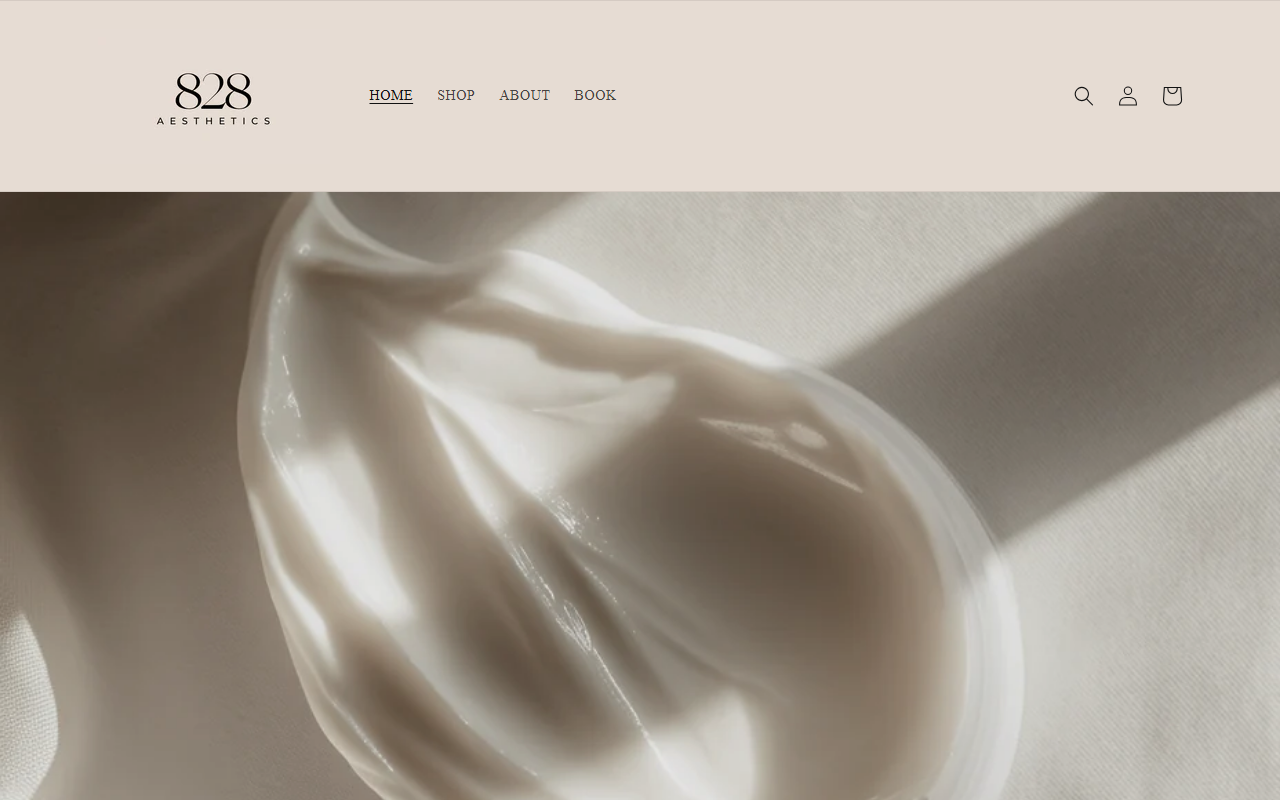 828aesthetics.com screenshot