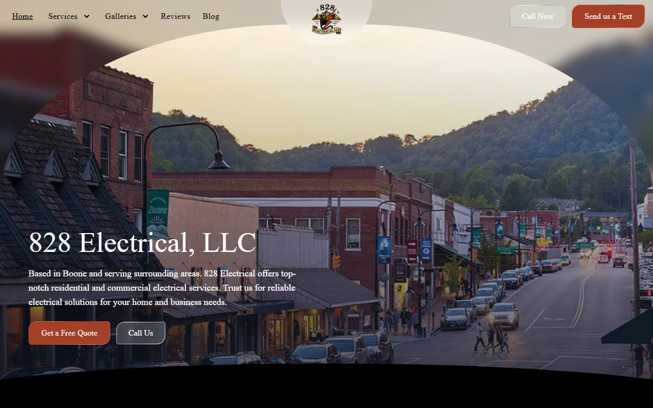 828electrical.com screenshot