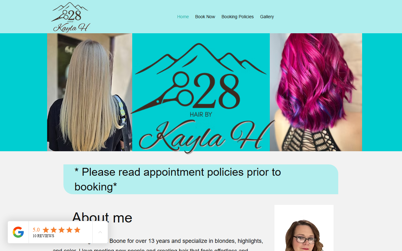 828hairbykaylah.com screenshot