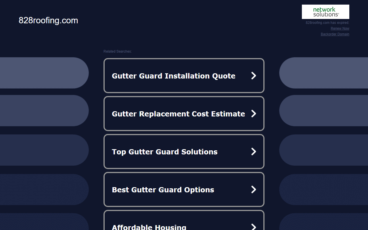 828roofing.com screenshot