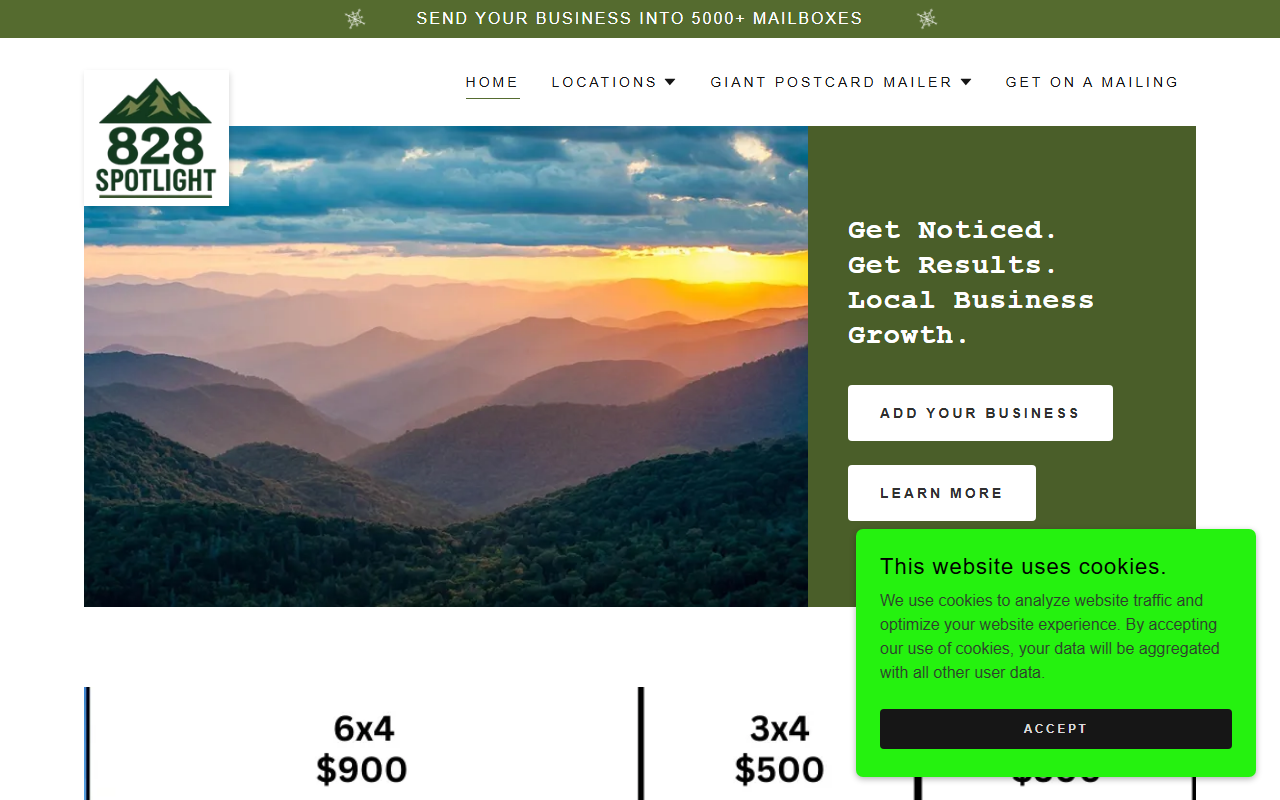828spotlight.com screenshot