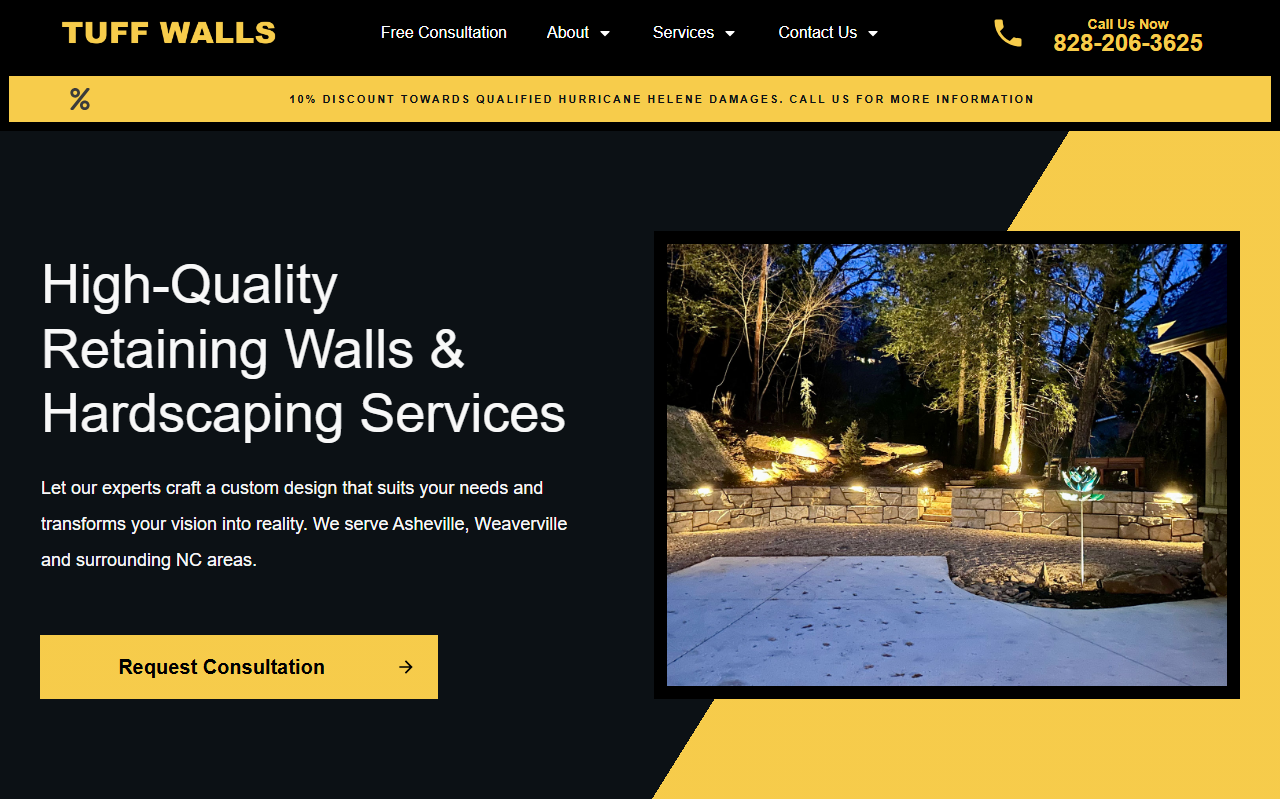 828tuffwalls.com screenshot