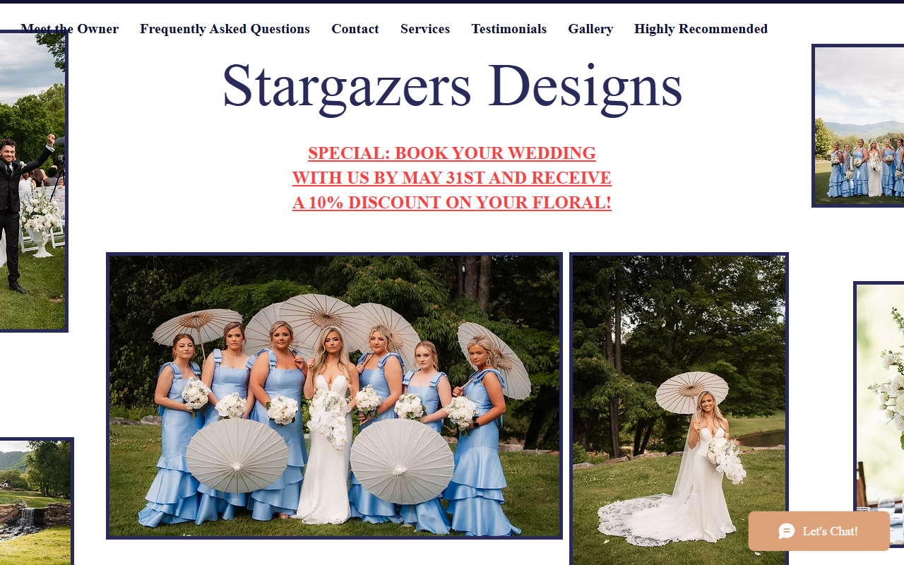 828weddings.com screenshot