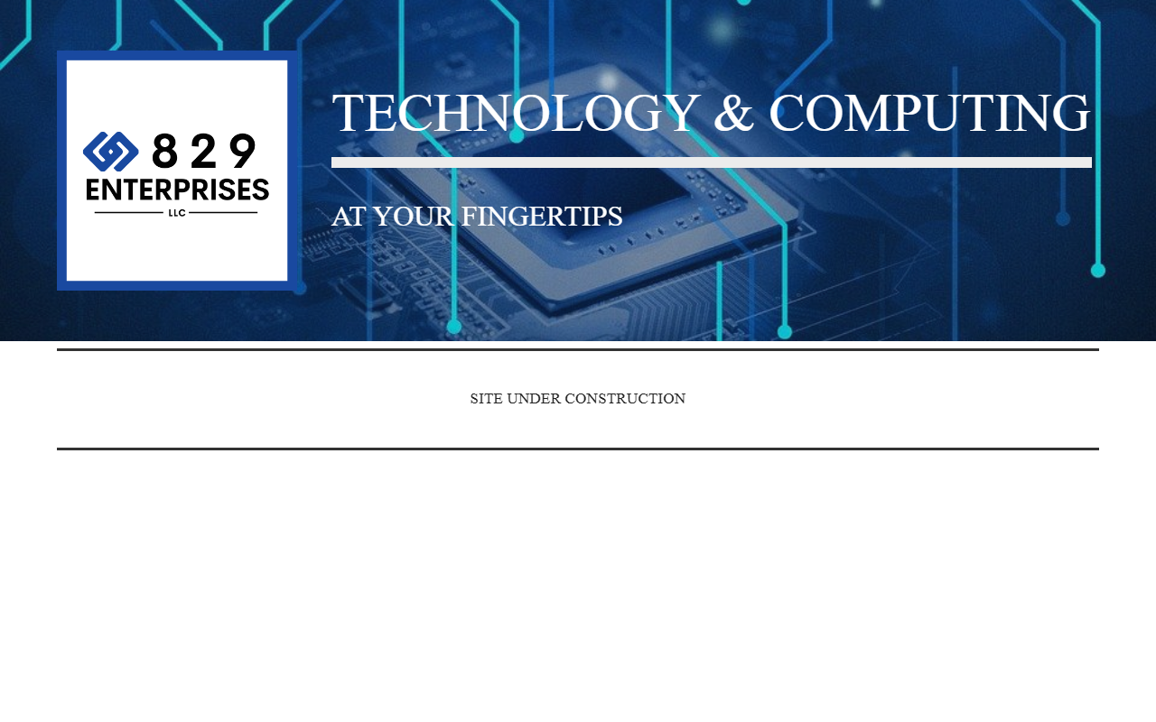 829enterprises.com screenshot