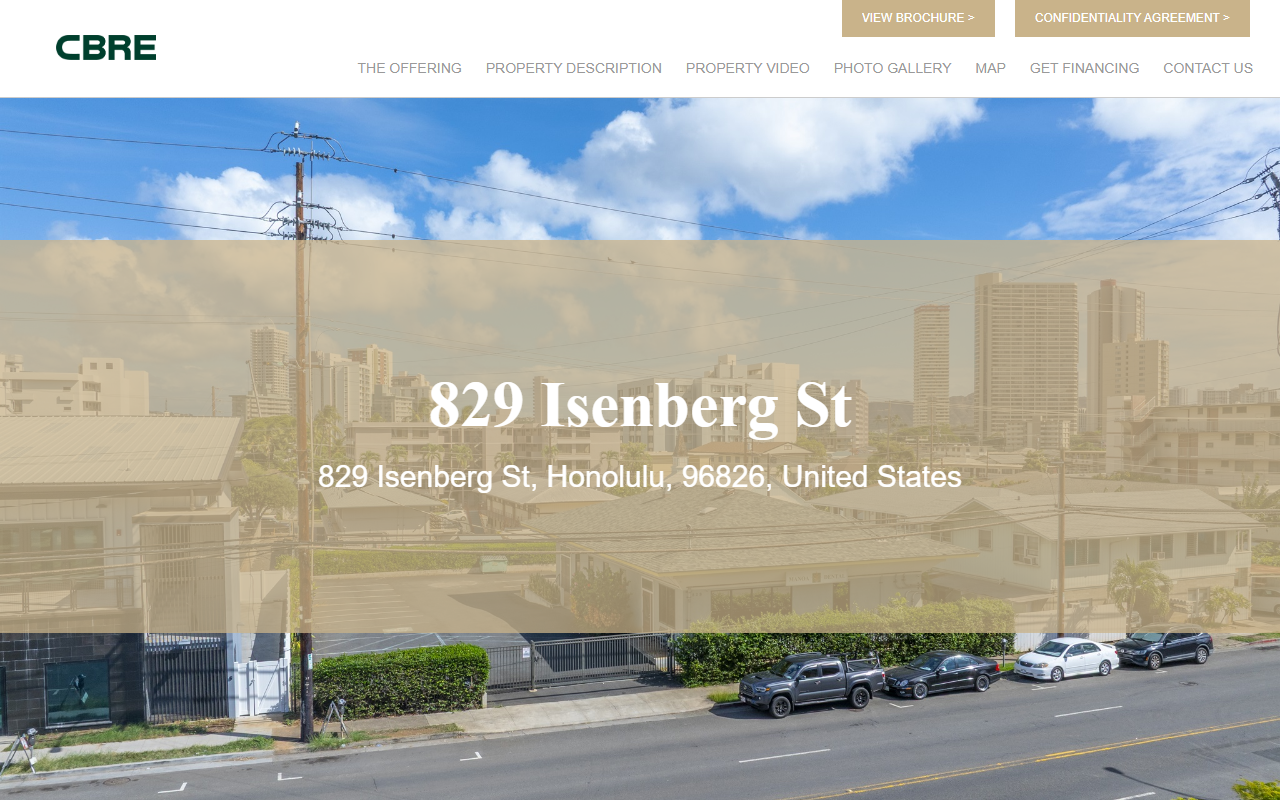 829isenbergst.com screenshot