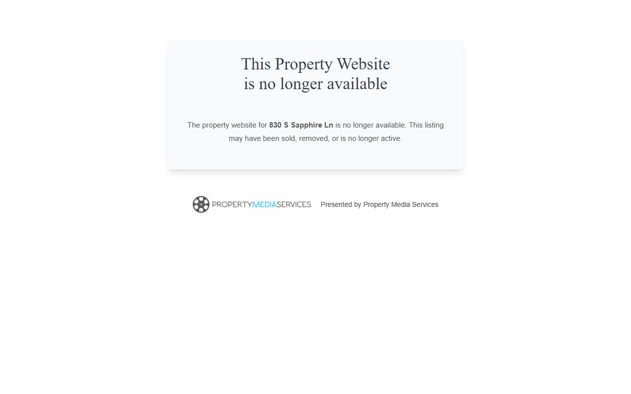 830sapphire.com screenshot