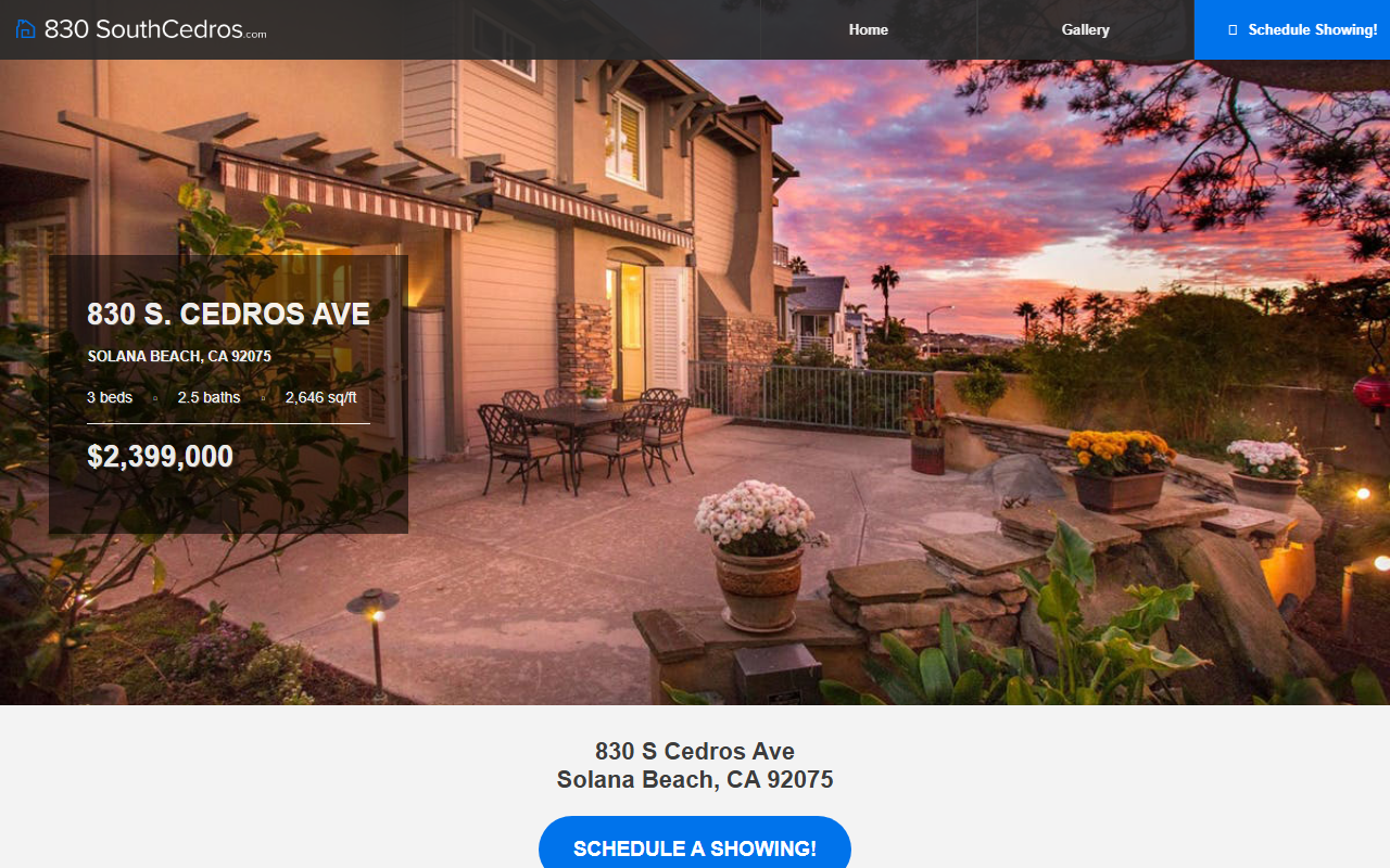 830southcedros.com screenshot