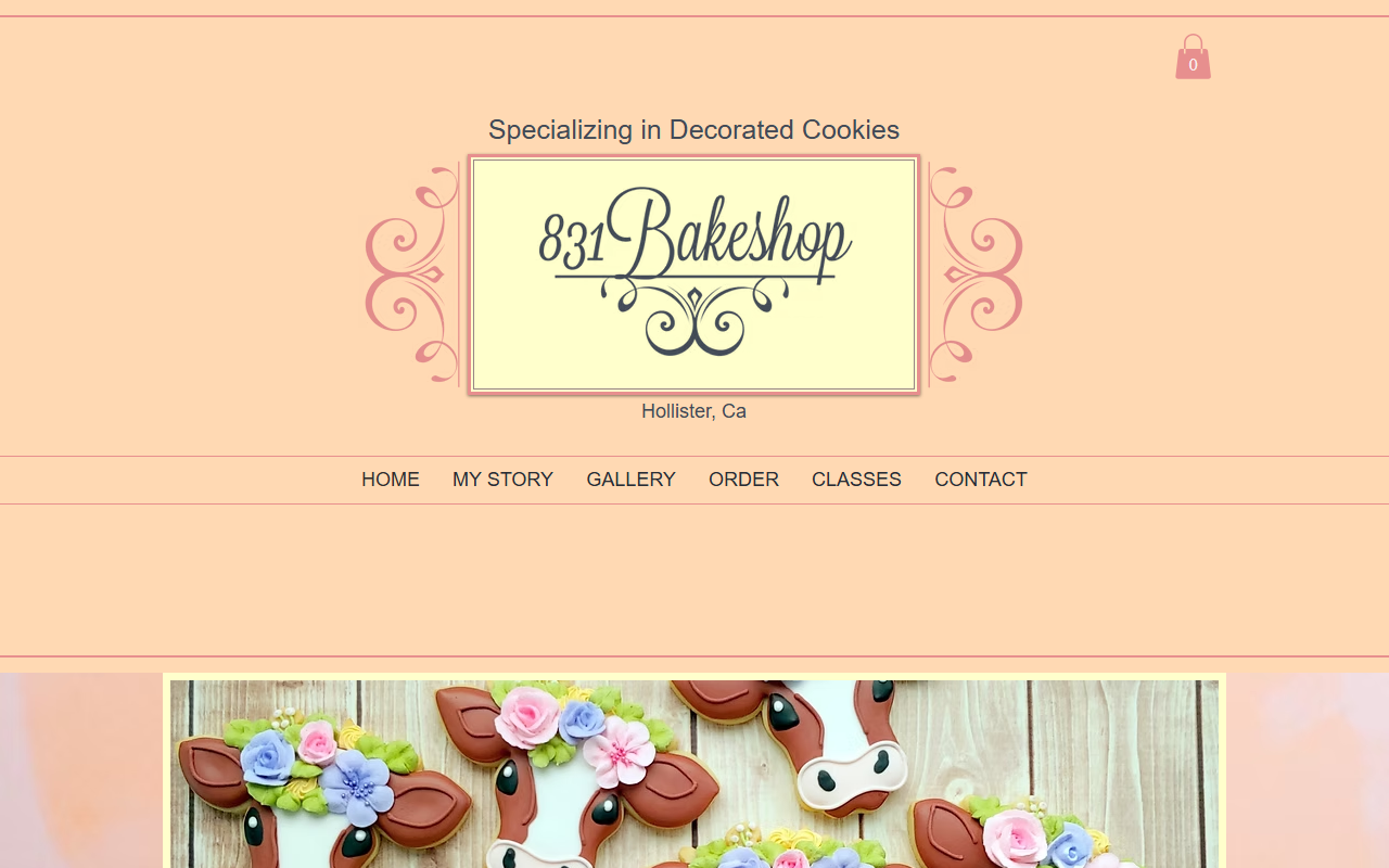 831bakeshop.com screenshot