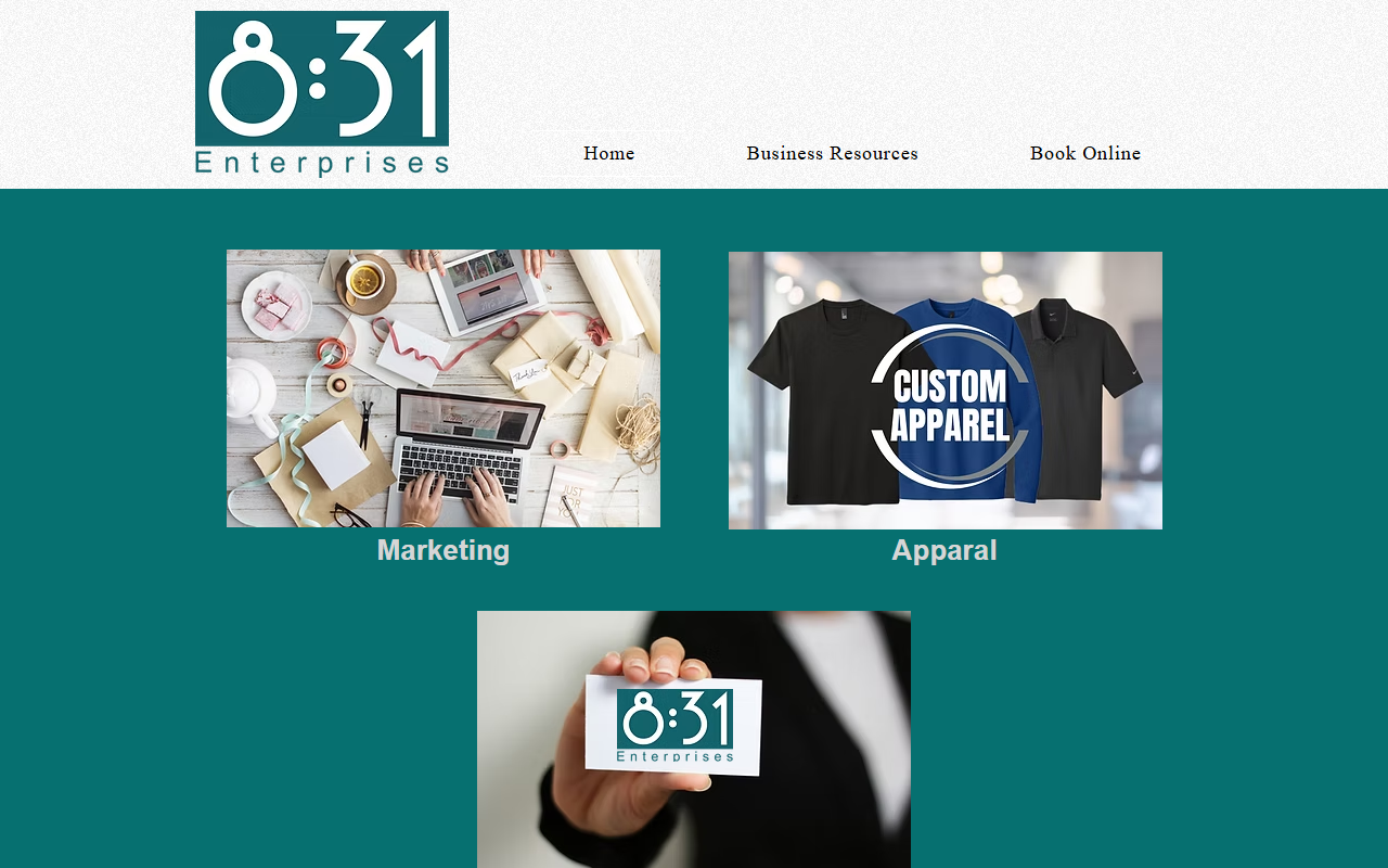 831enterprises.com screenshot