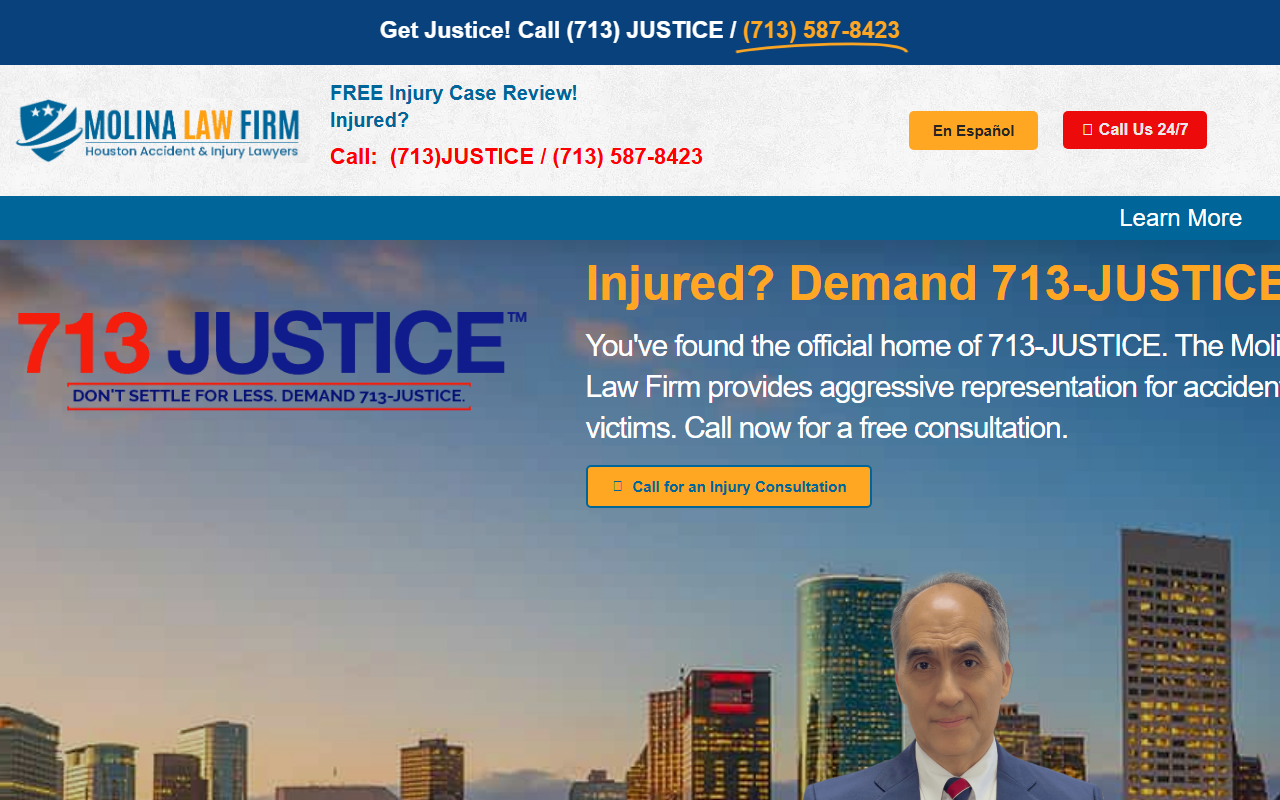 832justice.com screenshot