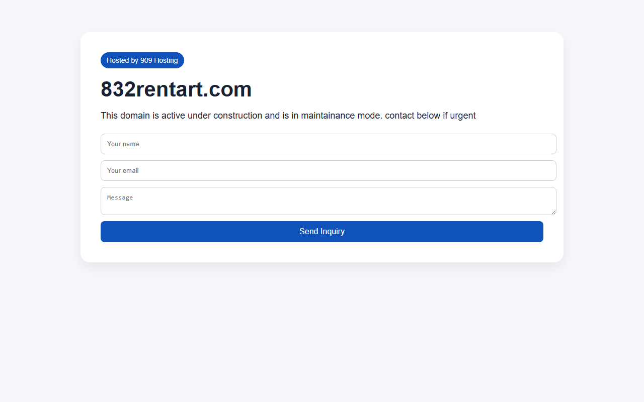 832rentart.com screenshot