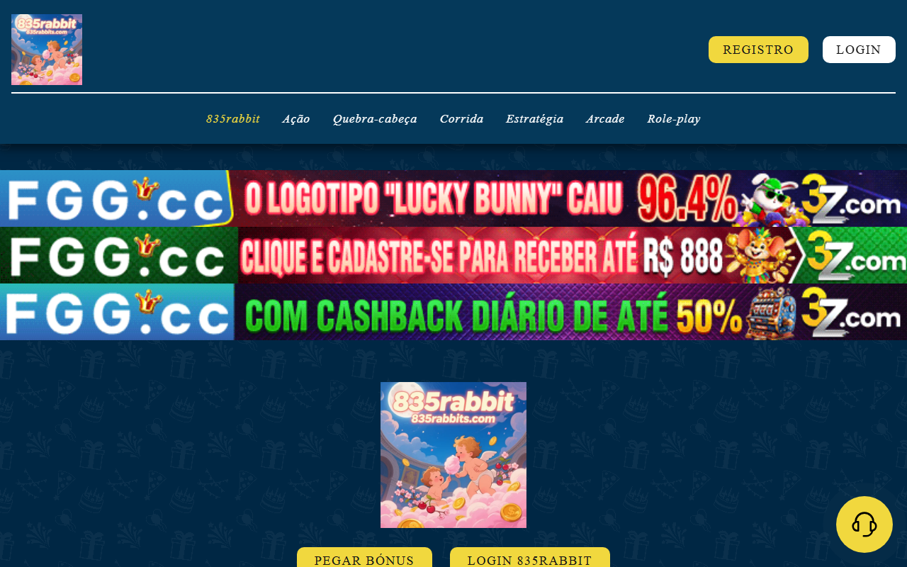 835rabbits.com screenshot