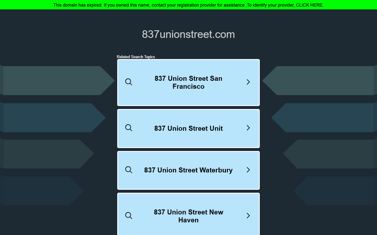 837unionstreet.com screenshot