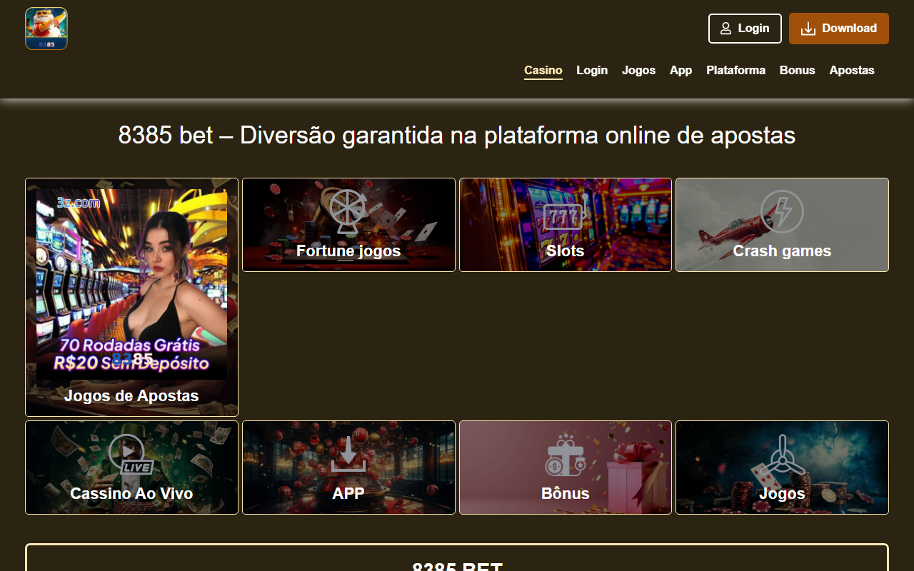 8385-casino.com screenshot