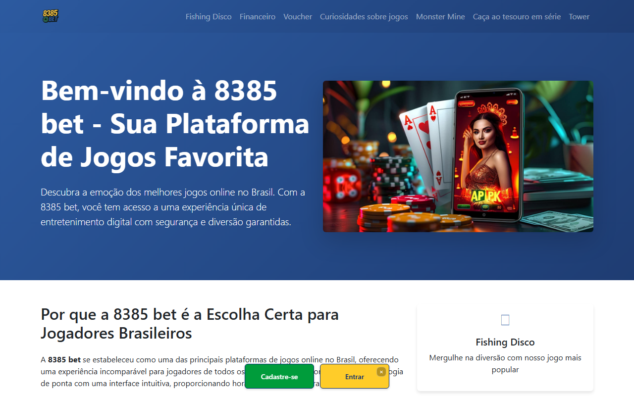 8385betlogin.com screenshot