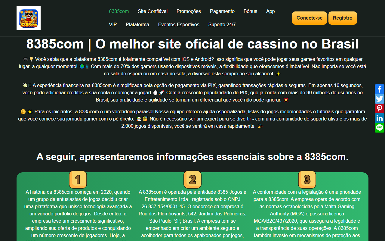 8385comlogin.com screenshot