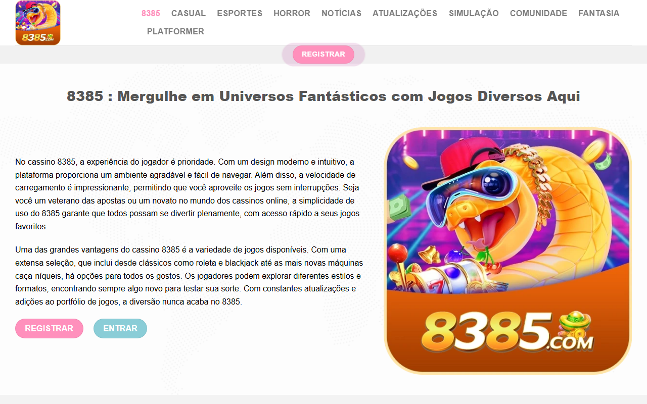 8385gaming.com screenshot