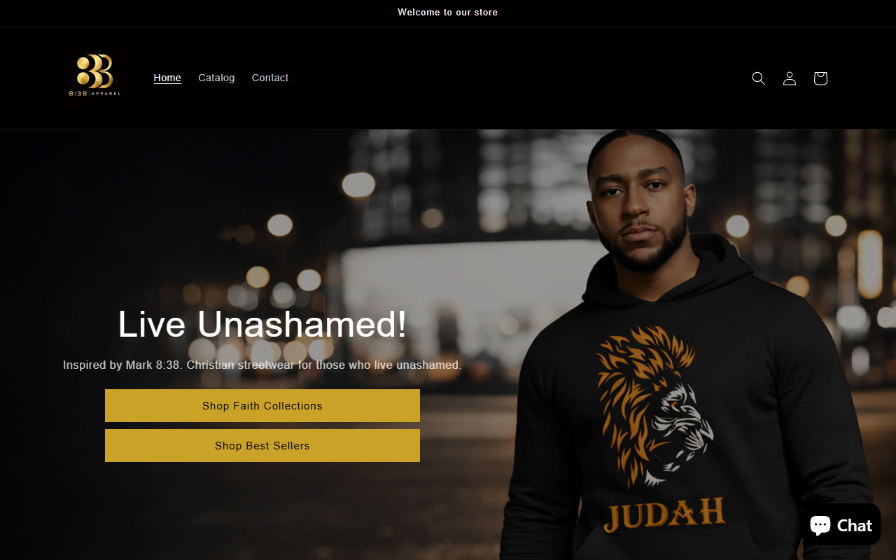 838apparel.com screenshot