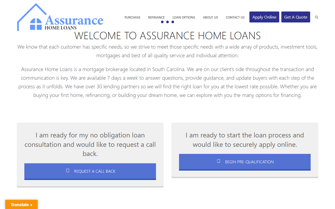 843homeloans.com screenshot