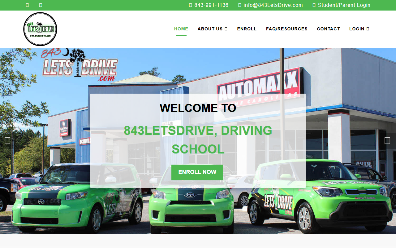 843letsdrive.com screenshot