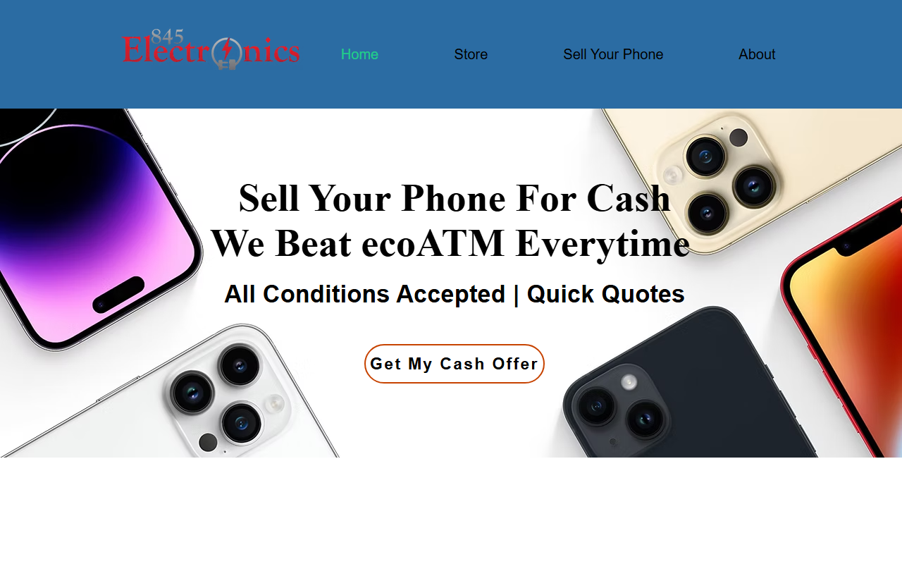 845electronics.com screenshot