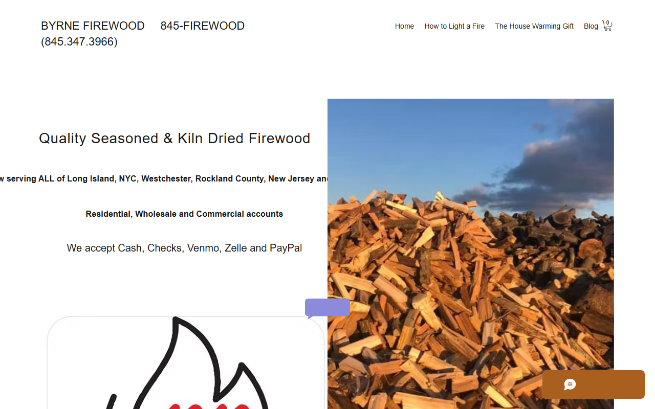 845firewood.com screenshot