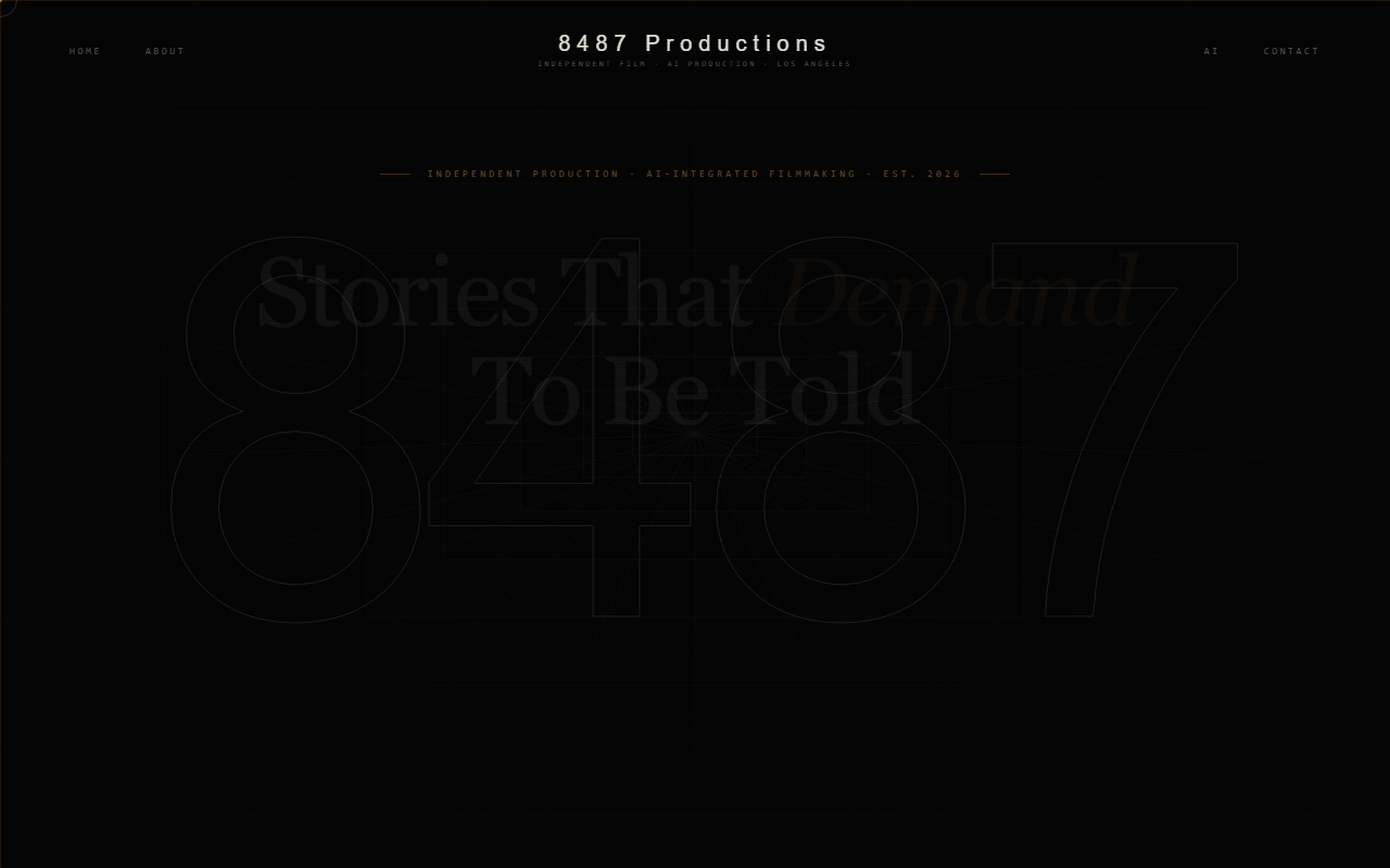 8487productions.com screenshot