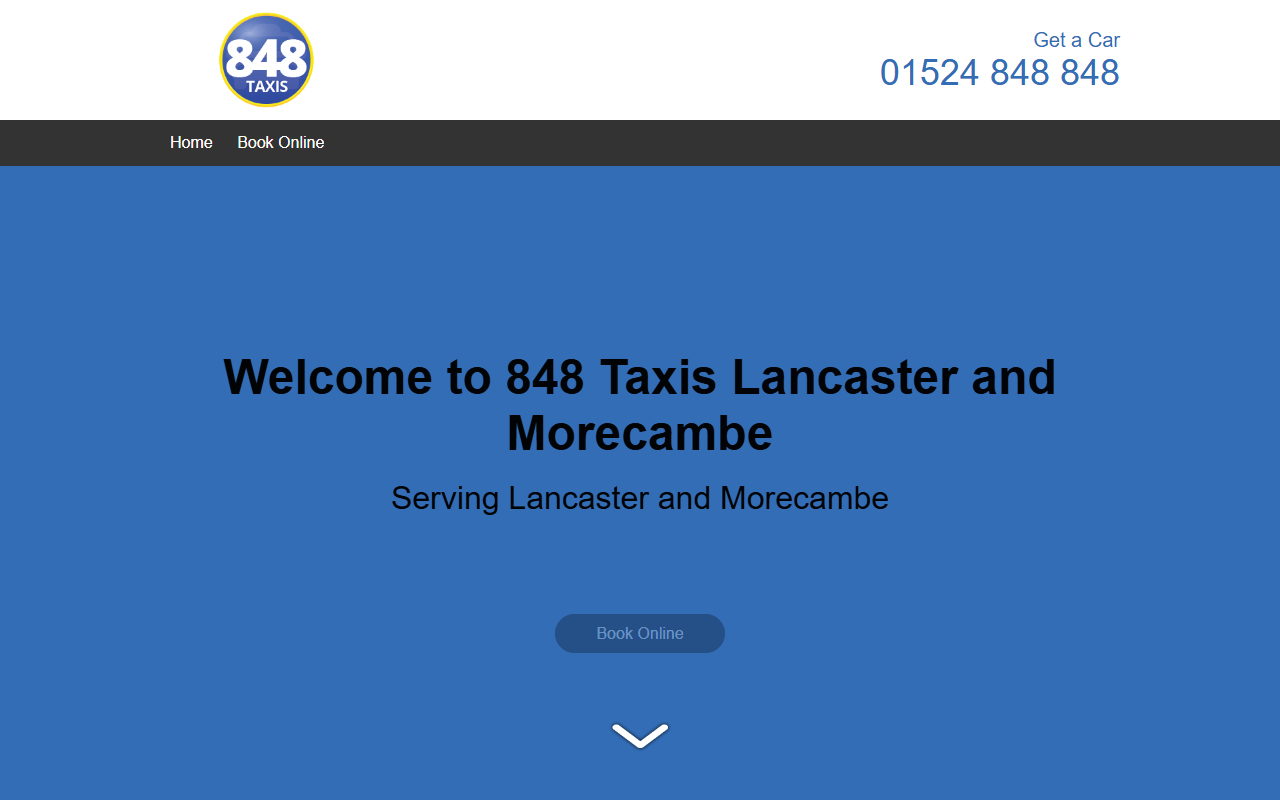 848848taxis.com screenshot