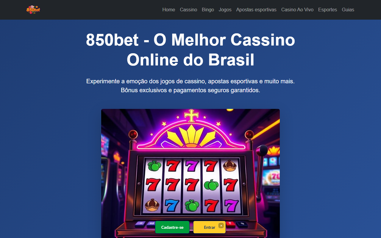 850bet-casino.com screenshot