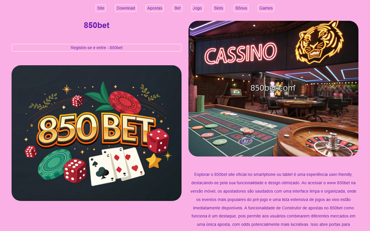 850bet-login.com screenshot