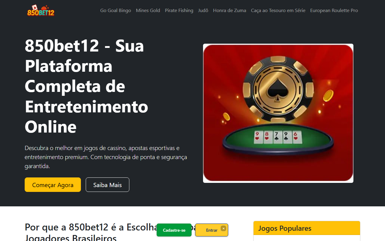 850bet12bet.com screenshot