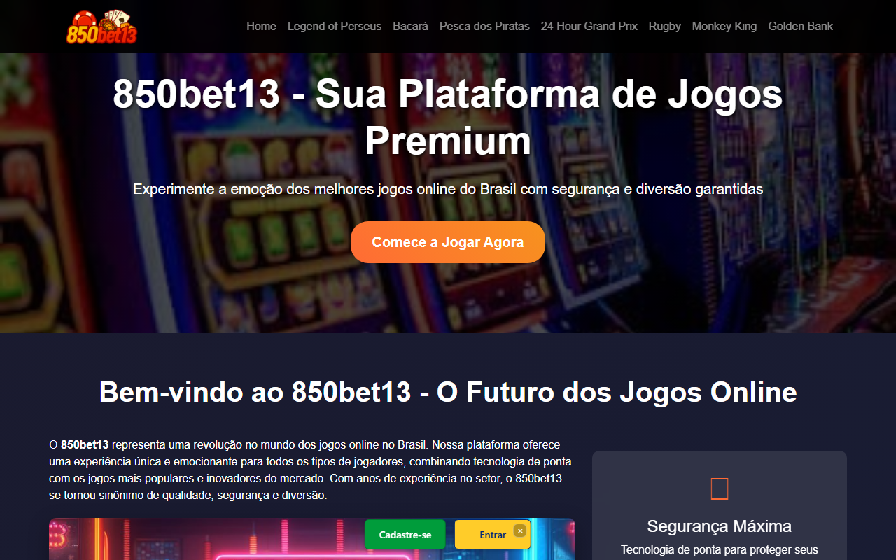 850bet13bet.com screenshot