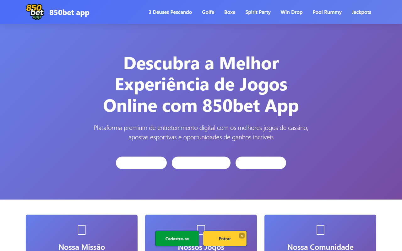 850betapp1.com screenshot