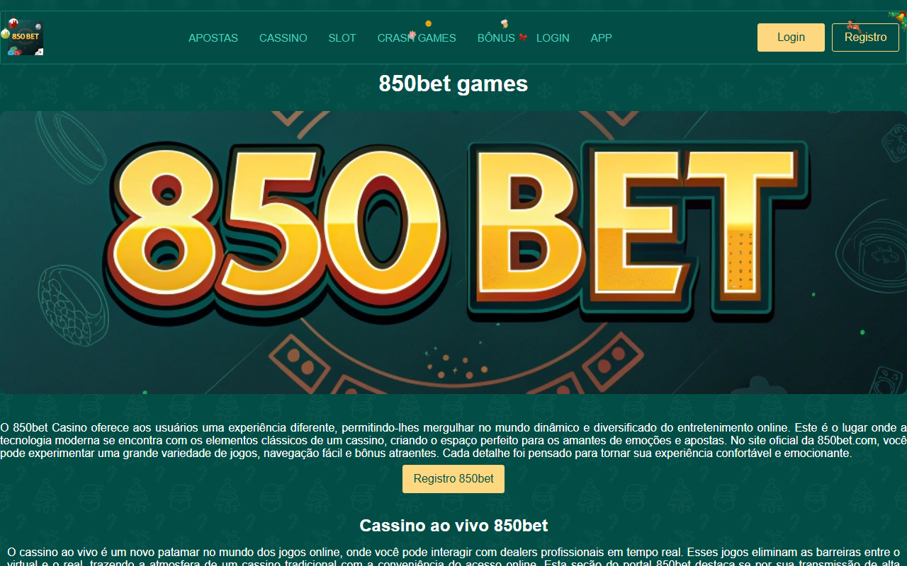 850betgames.com screenshot