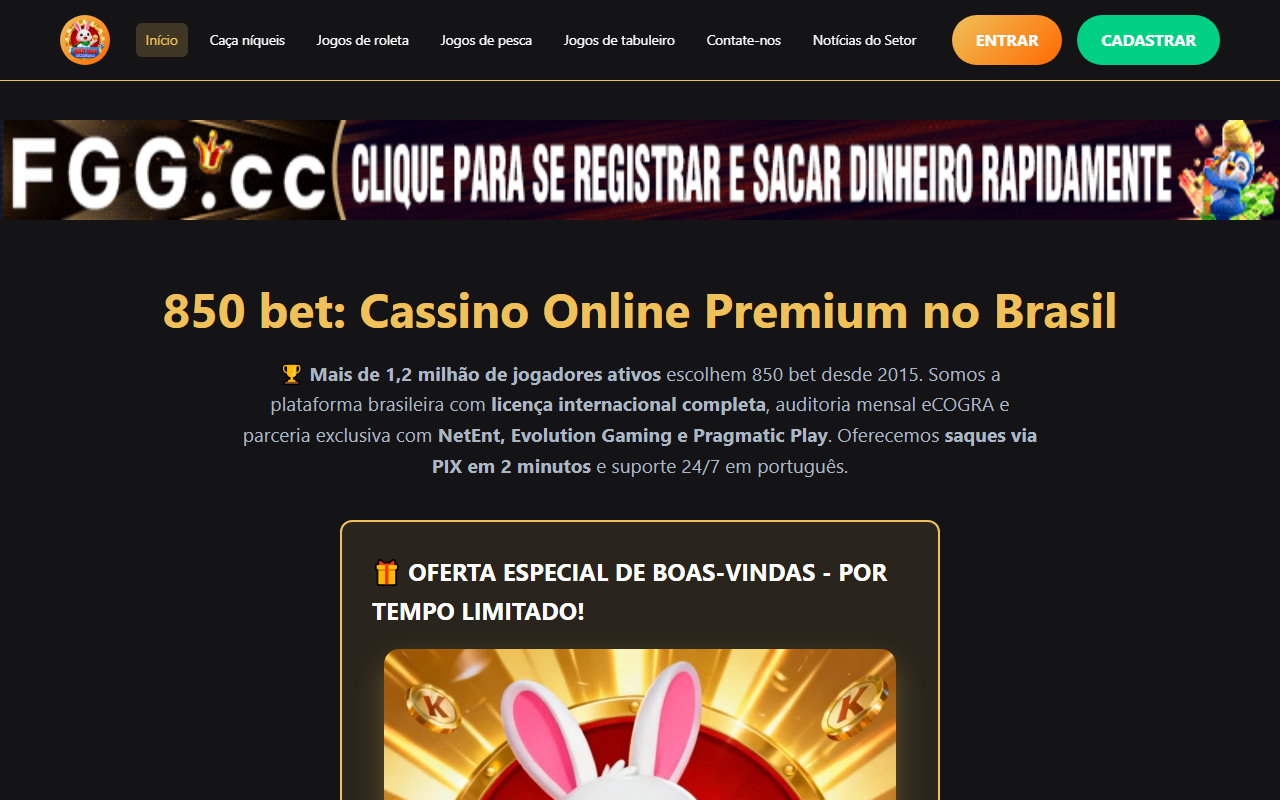850betsvip.com screenshot