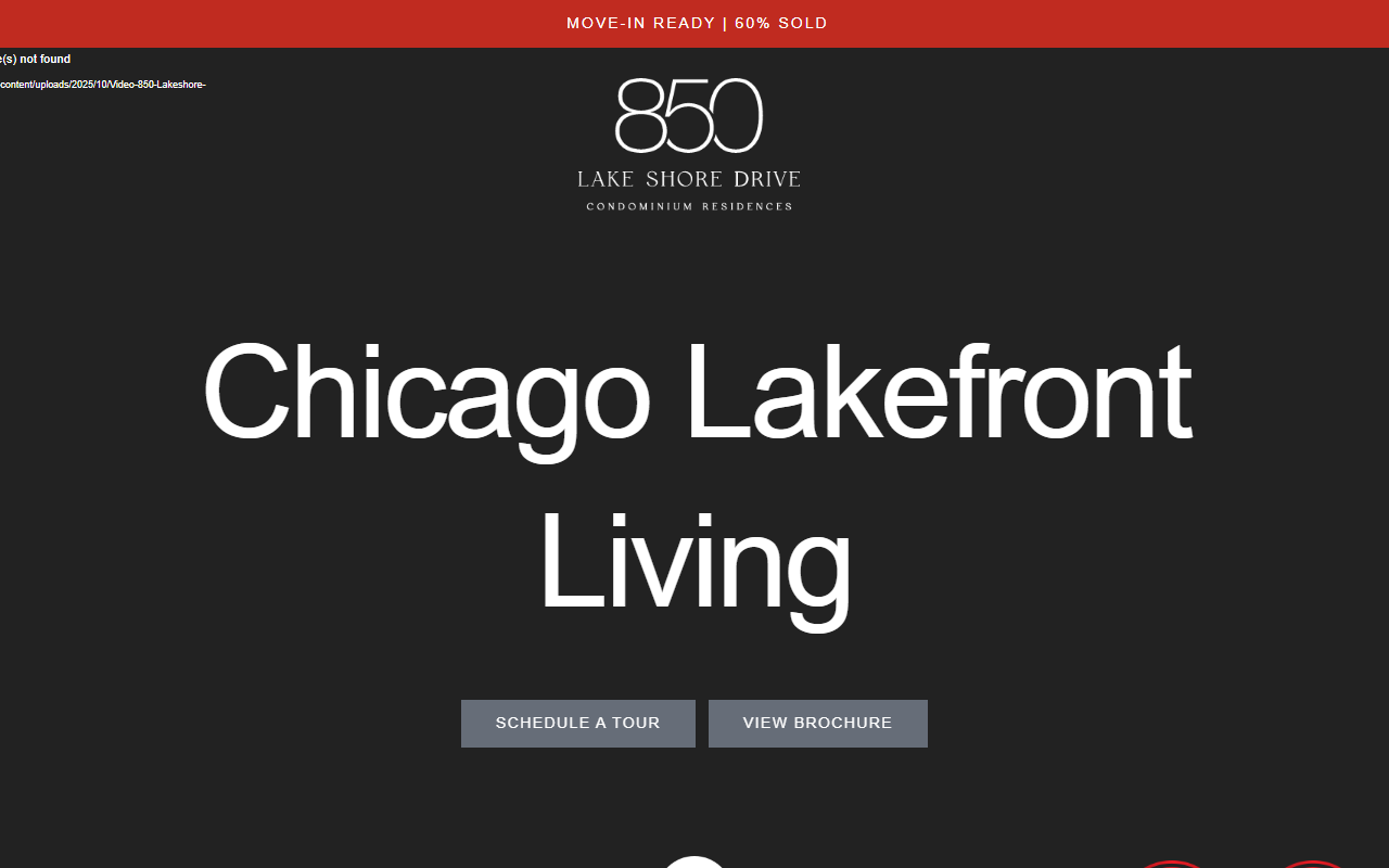 850condominiums.com screenshot
