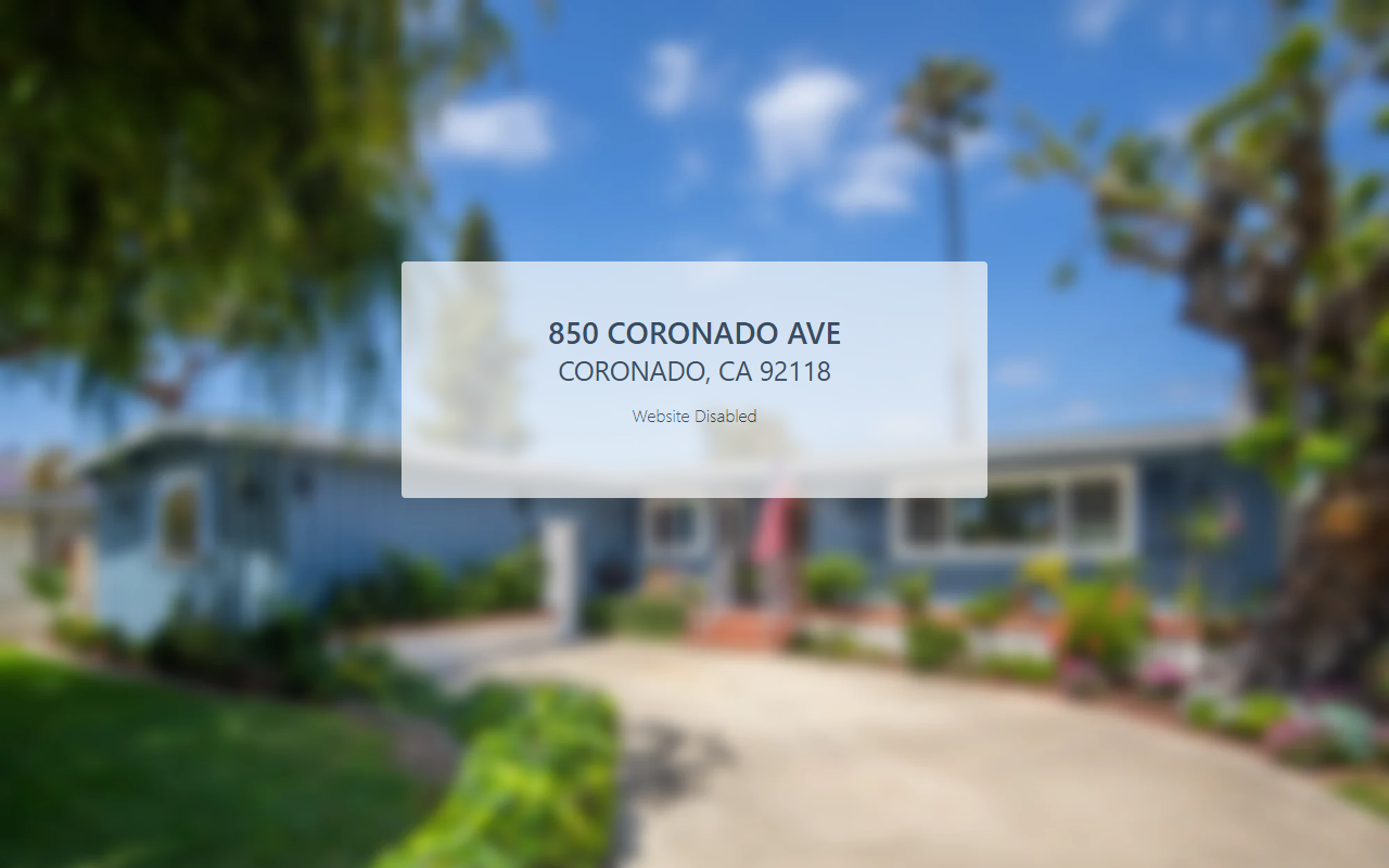 850coronado.com screenshot