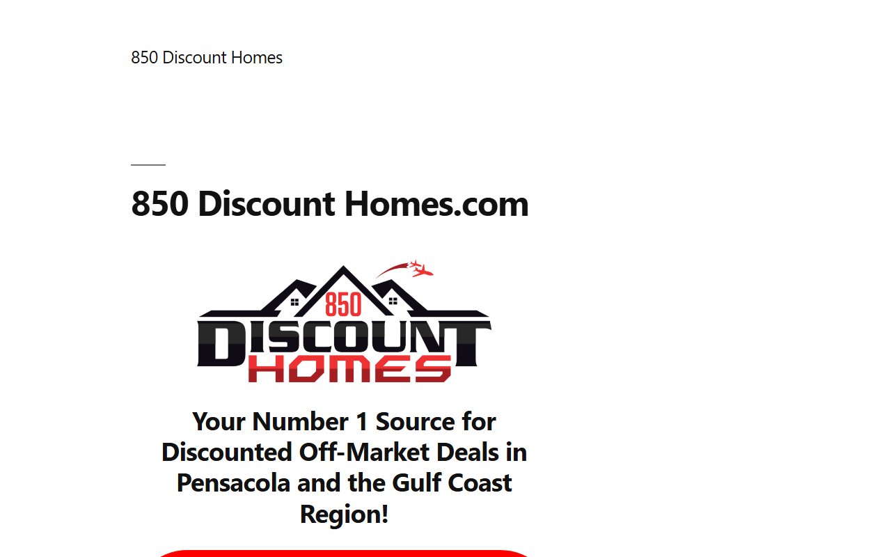 850discounthomes.com screenshot