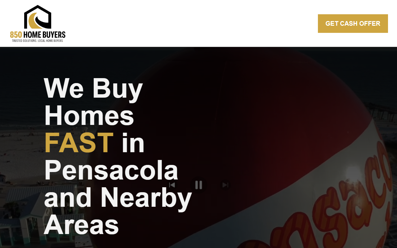 850homebuyers.com screenshot