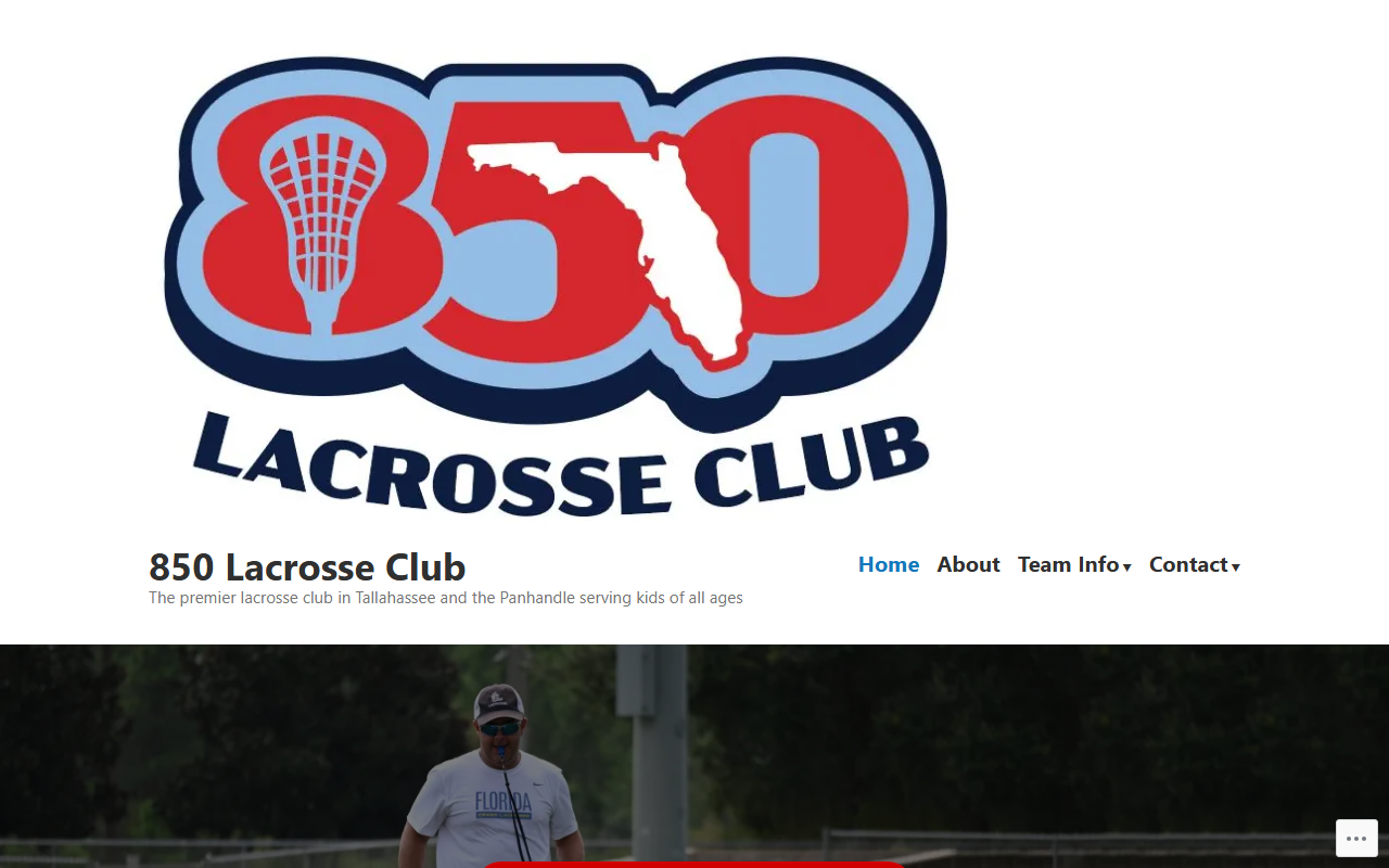 850lacrosse.com screenshot