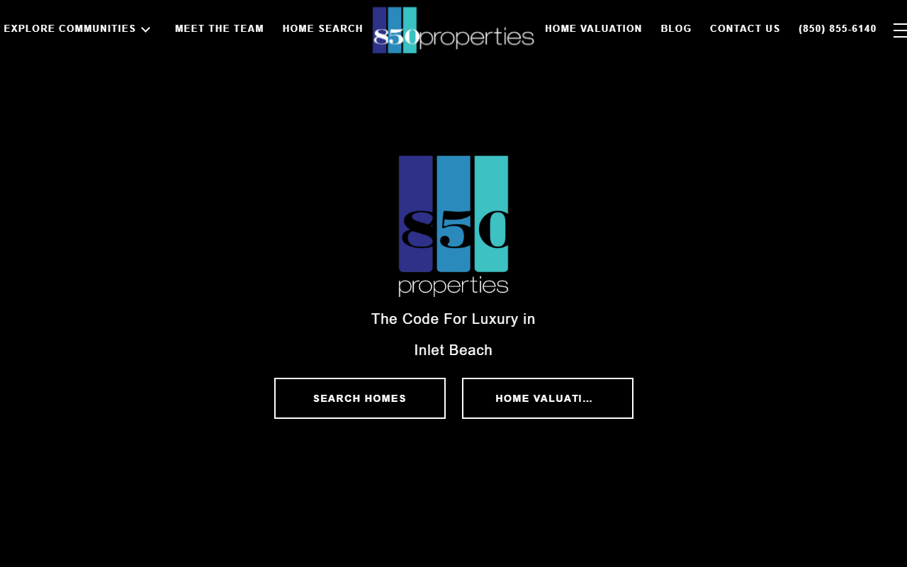 850properties.com screenshot