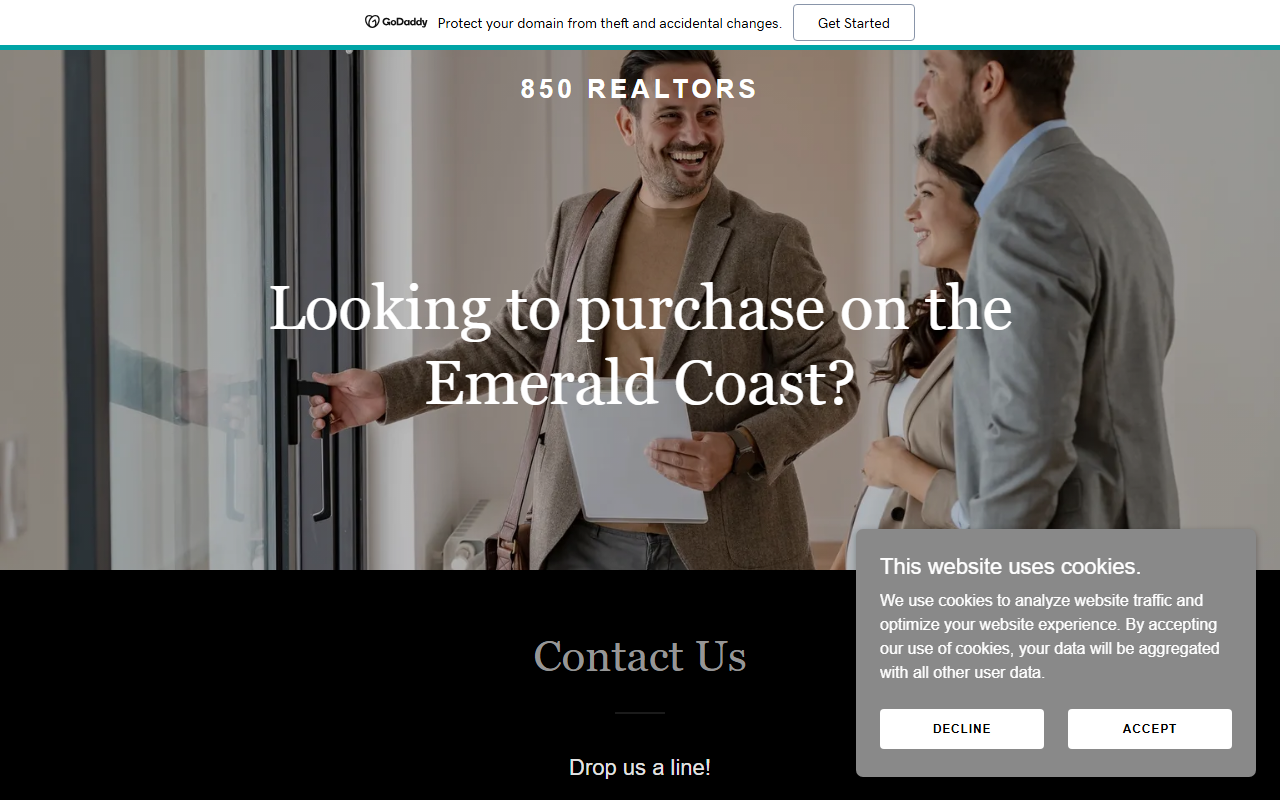 850realtors.com screenshot
