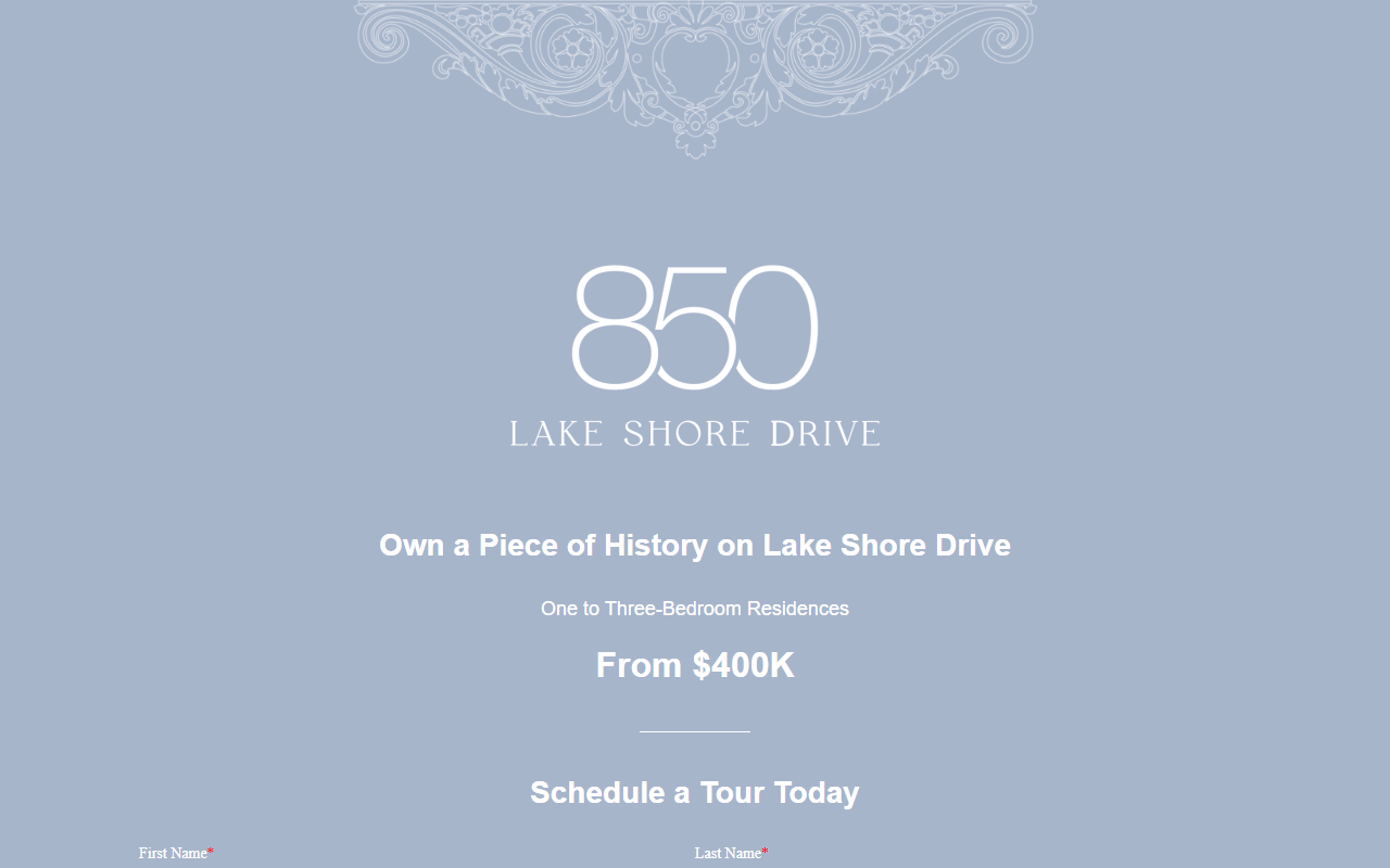 850residences.com screenshot