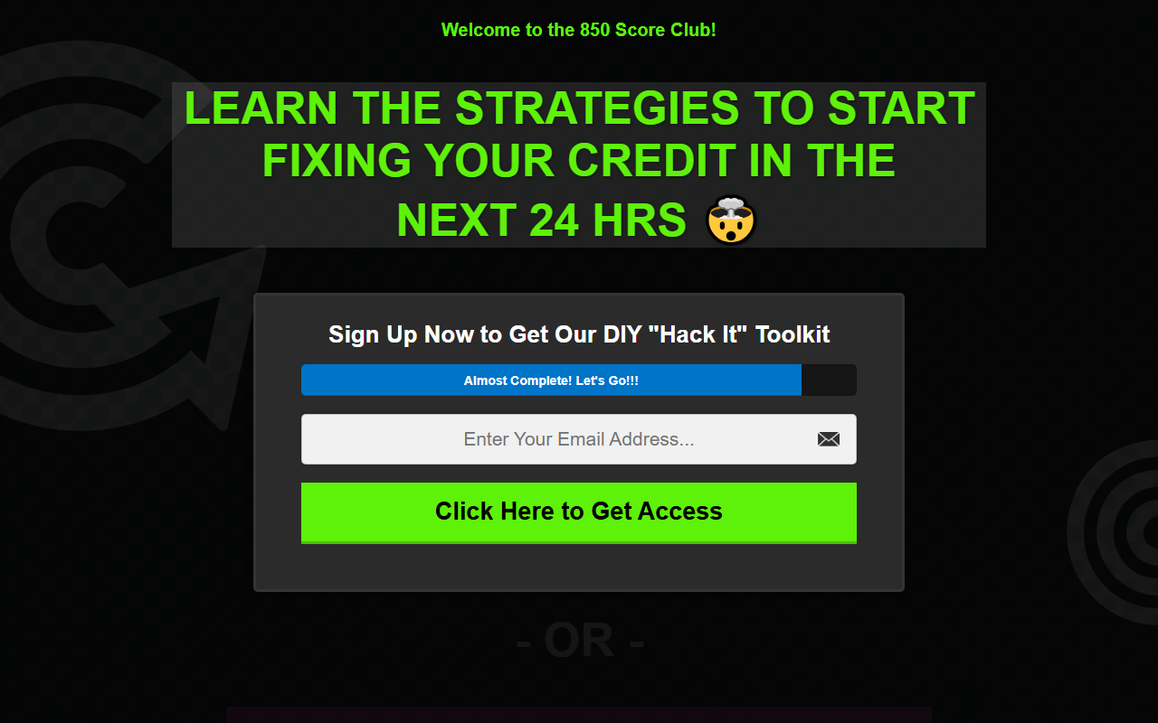 850scoreclub.com screenshot