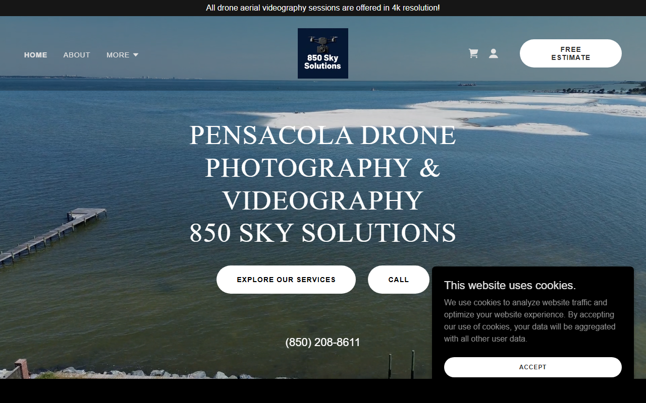 850skysolutions.com screenshot